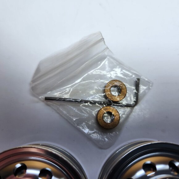 Grand Hauler RC Alloy Front Rims 1/14 scale CNC 1 Pair NEW - Picture 4 of 6